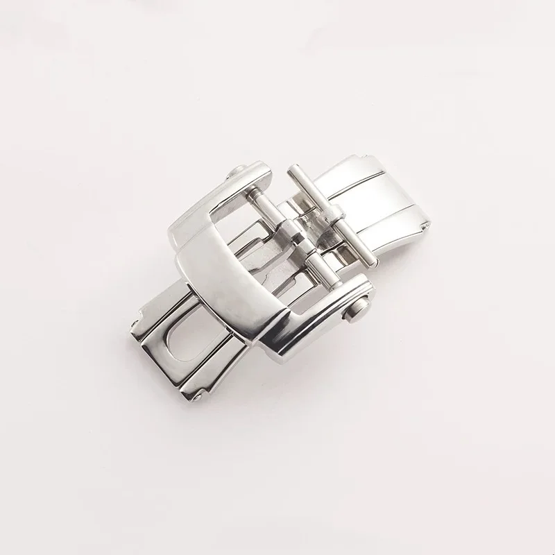 High Quality 18mm Precision Stainless Steel Folding Buckle For Patek Strap Philippe Leather Rubber Watchband Nautilus Pin Clasp