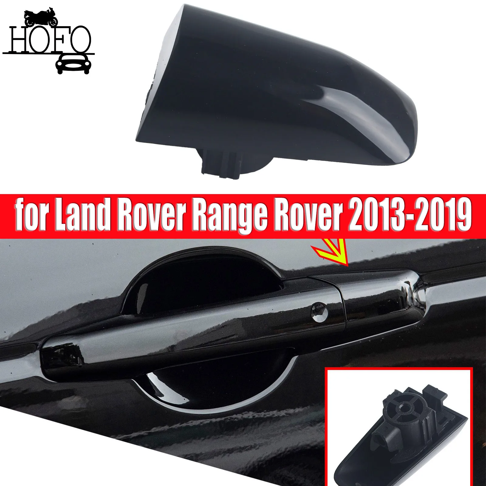 

Front Left Exterior Door Handle Cover Cap Trim For Land Rover Range Rover Evoque Sport 2013-2019
