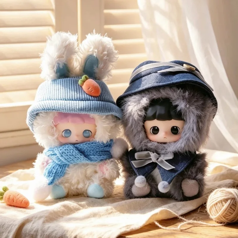 

New Blind Box Mai Dong Warm Winter Series Mystery Box Cute Pvc Face Action Figure Pendant Keychain Charm Collectible Toy Gift