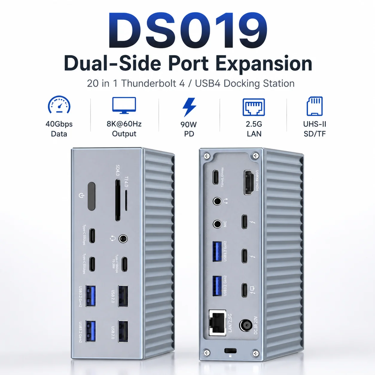 20 in 1 Thunderbolt 4 Docking  - огляд і ціна Docking Station Thunderbolt 4