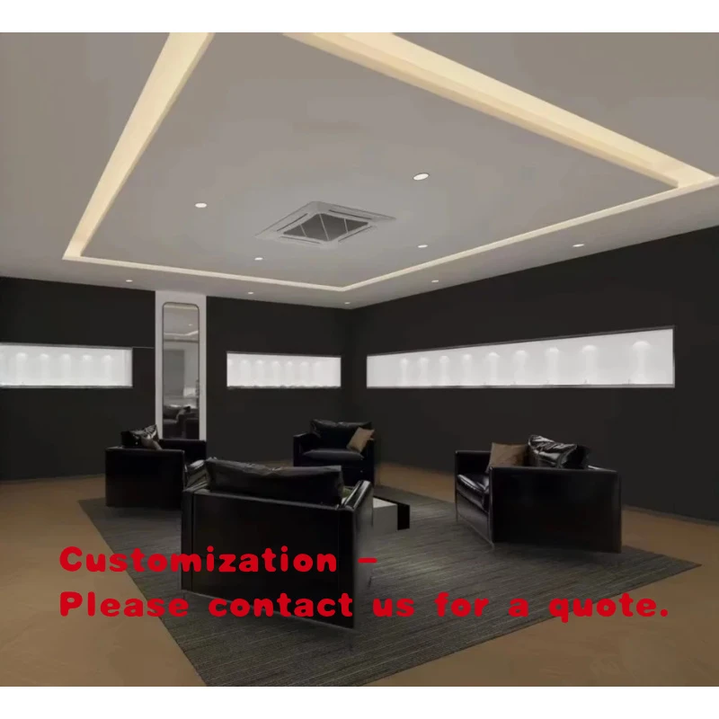

custom.Modern Professional Luxury Watch Display Cabinet Tempered Glass LED Lighting Customizable Glass Back Sizes f