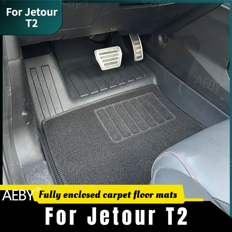 For Jetour T2 Heavy duty waterproof car floor mats,Full coverage of car floor mats,All-weather scratch and dirt resistant