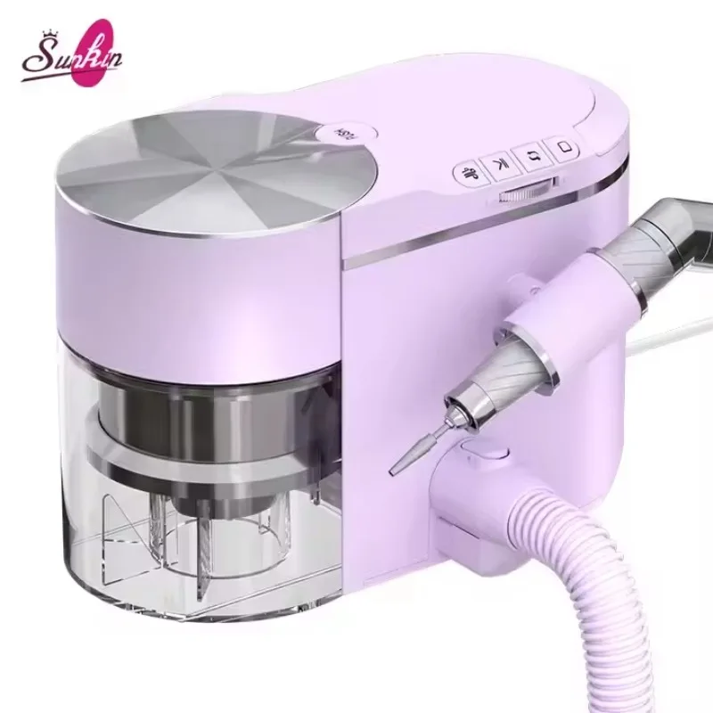 STLF – polisseuse à ongles 2 en 1, Turbine sans balais, silencieuse, forte aspiration, avec collecteur de poussière d'ongles