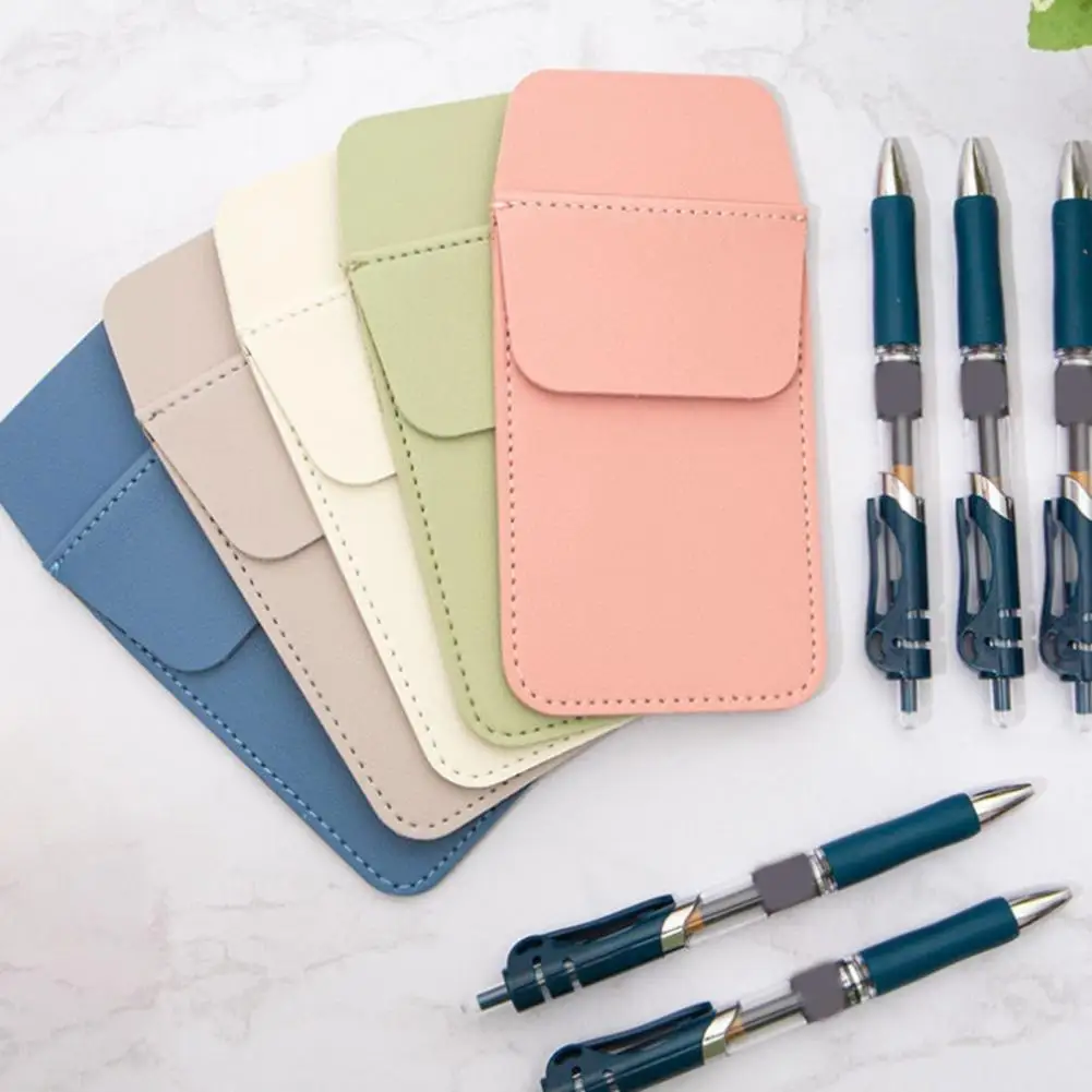 กระเป๋าปากกาดินสอพยาบาลแบบพกพาหนังสังเคราะห์แบบหนากระเป๋าดินสอหนัง PU กระเป๋าใส่ดินสอ