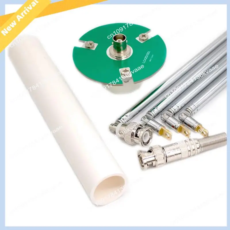 

M01K FM GP Antenna Campus Broadcast Telescopic Antenna 65-375MHZ BNC Q9 RF HAM Radio Amplifier