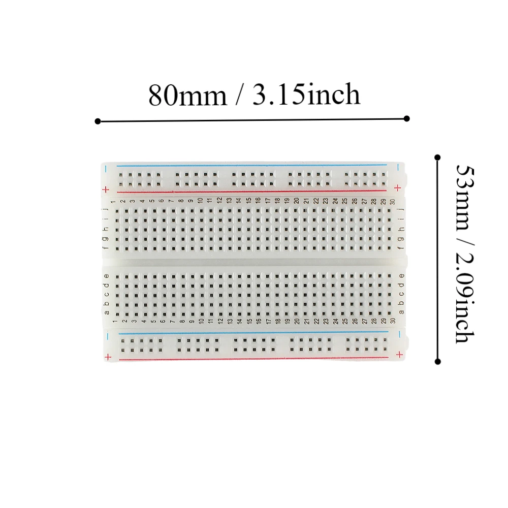 Protoboard 400 Points Cable Breadboard Set Wire Solderless Breadboard  PCB Jumper Wire 10CM Dupont Line Breadboard Kit