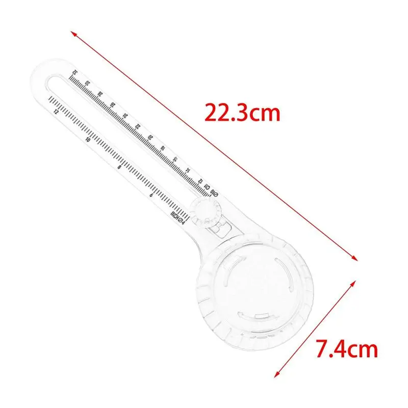 HITL Circle Cutter for Paper, Rotary-Circular Cutter, Compass Circular Cutter, Circle Paper Cutter for Scrapbooking,