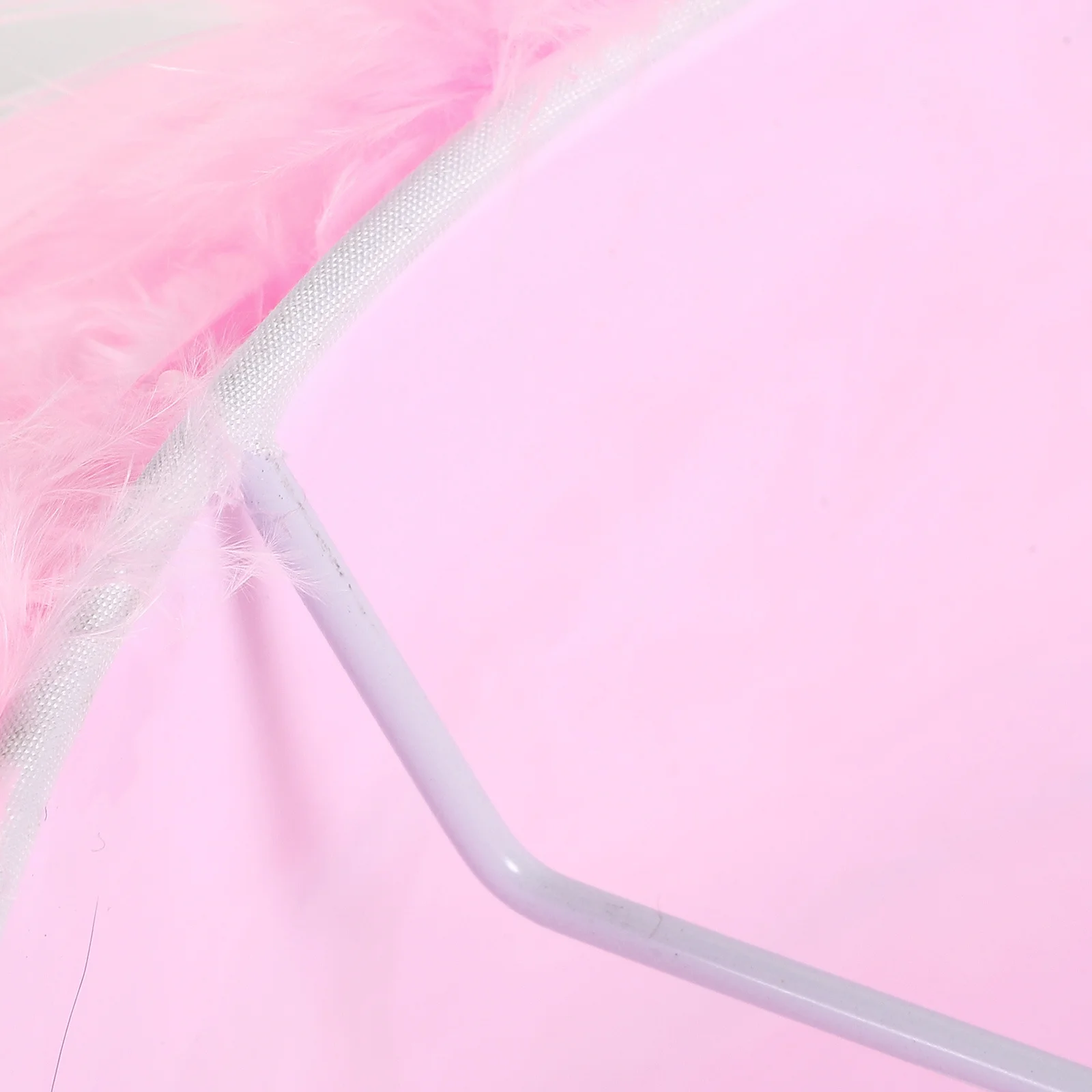 

Faux Plume Floor Lamp Shade Easy Installation Romantic Decorative Lampshade Cover Soft Light Diffuser Bedroom Wedding