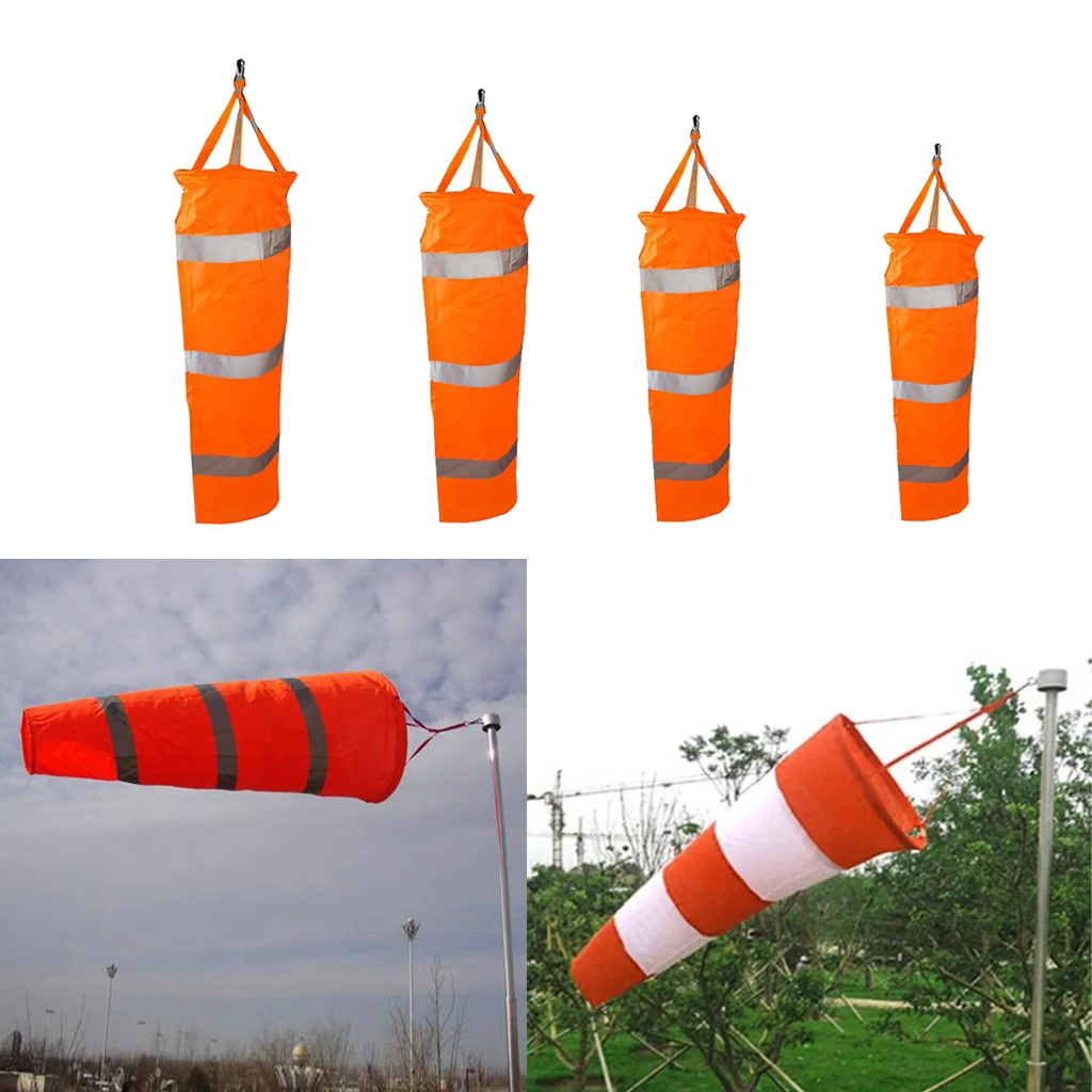 Gratis reflecterende hoes voor luchthaven tuin gazon wind sok tas vlag PICK