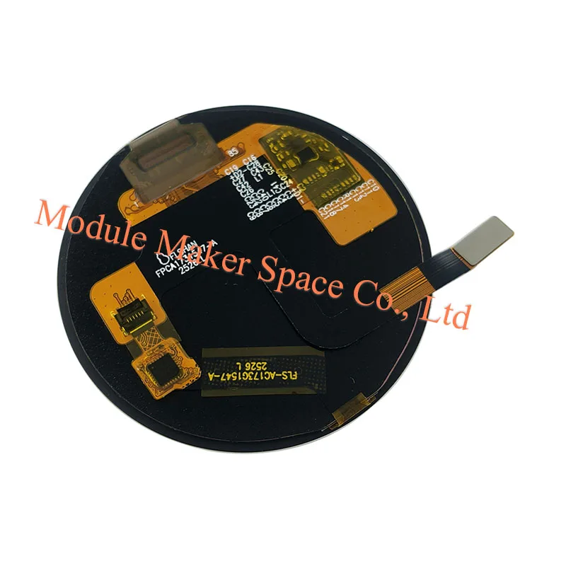 1.73 Inch Round AMOLED Display Module 466x466 Resolution QSPI Interface Driver IC CO5300 Color Screen LCD Module for Smart Watch