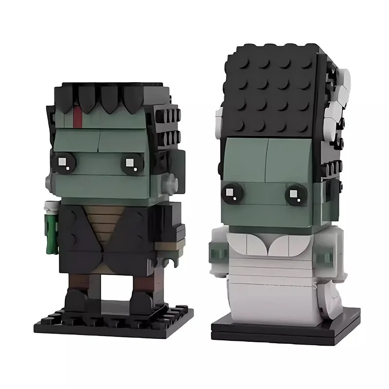 

Монстр Франкенштейна Brickheadz, набор строительных блоков, классический фильм ужасов, невеста, призраки, Монстр, невеста, кирпичи, игрушки, подарок