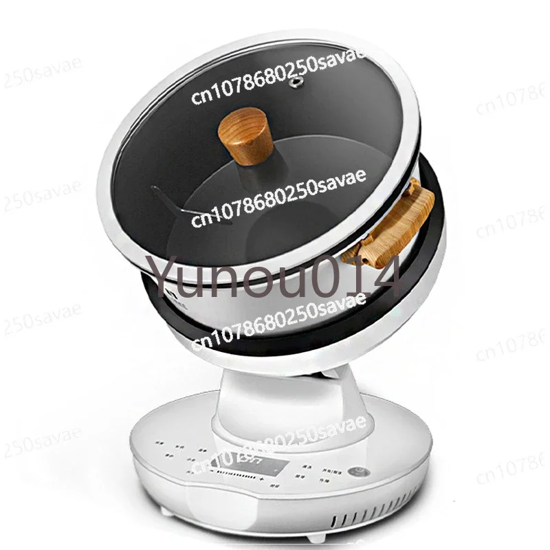 

Automatic Rotary Cooking Machine, Multi-function, Electric Stir Frying Pot, Non-Stick Smart Stirring Wok, Rice Cooker, 220V