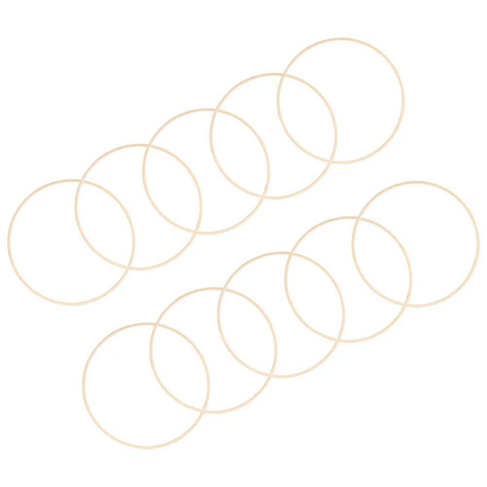 10Pcs Bamboo Hoop Circles for DIY Crafts Wedding Backdrop Decorative Frames Bamboo Rings Floral Hoop Embroidery Supply