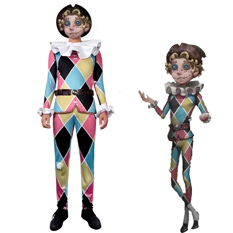 

Mike Morton /Acrobat cos Identity V anime Man Woman Cosplay High-quality fashion costume Full set Top + Pants + Belt +Hat