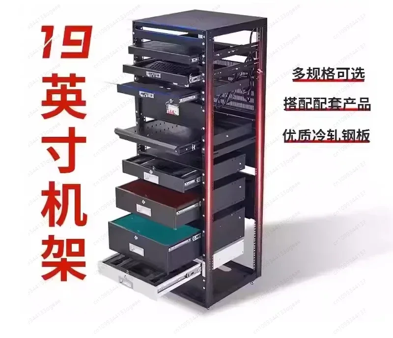 WR Mobile open simple rack switch home audio air box power amplifier equipment cabinet microphone cabinet