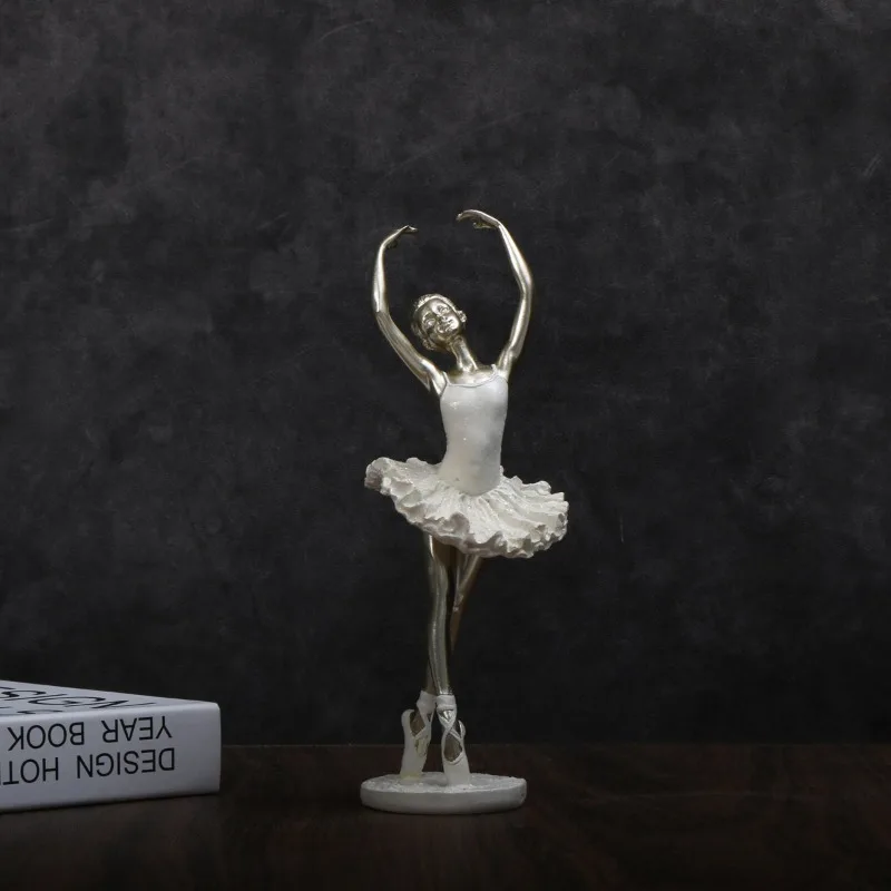 Handmade Ballet Dance Accessories, Nordic Style Abstract Art Sculptures, High-end Resin Crafts