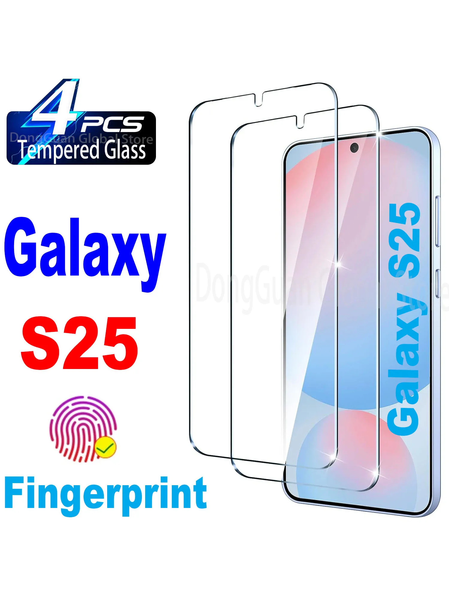 1/4 Stücke 0,2mm Gehärtetes Glas Für Samsung Galaxy S25 5G Fingerabdruck Entsperren Displayschutzfolie Glasfolie – Detail 7