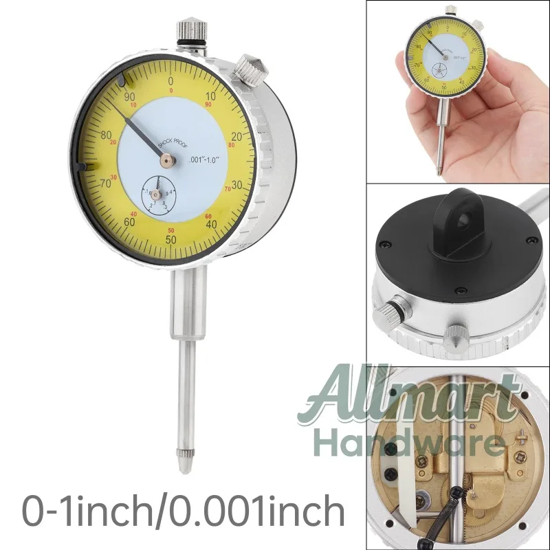 

0-1-дюймовый высокоточный циферблатный индикатор в британском масштабе, диапазон измерения циферблатного индикатора