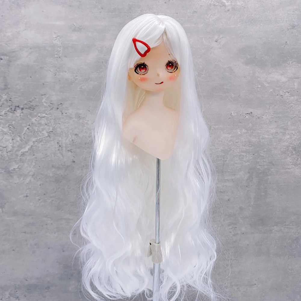 Puppenperücke mit Locken für Puppen 1/6 1/4 1/3 BJD Puppenhaar Lange bunte Perücke Prinzessinnenhaarperücke – Detail 4