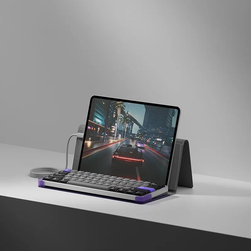 Custom NuPhy Nufolio Mag-Axis Keyboard Sleeve, Anti-Scratch Wear-Resistant Dust-Proof Snap Button, 2-in-1 Carry Case