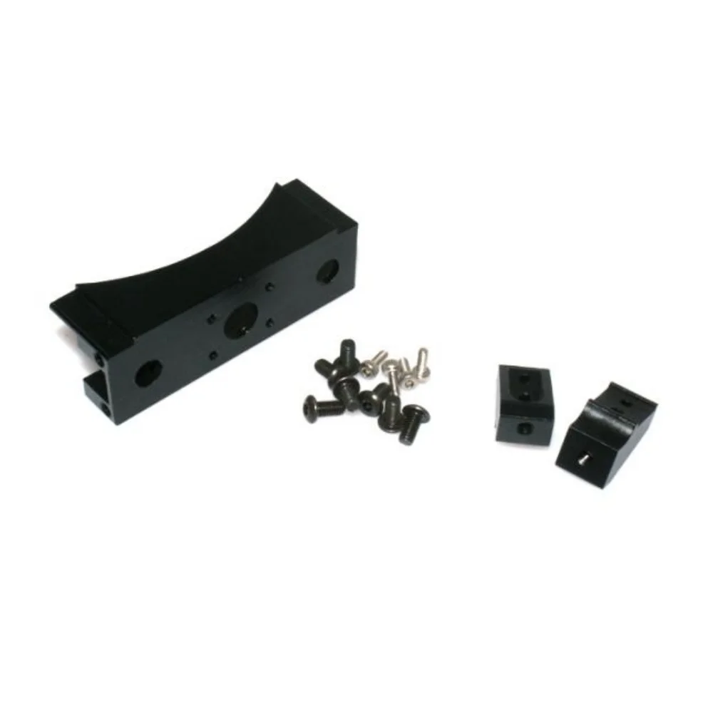 Trave di coda L-1010 in lega di alluminio nera simulazione per Gl 1/14 Tamiya RC SCANIA rimorchio trattore camion americano croce parti membro