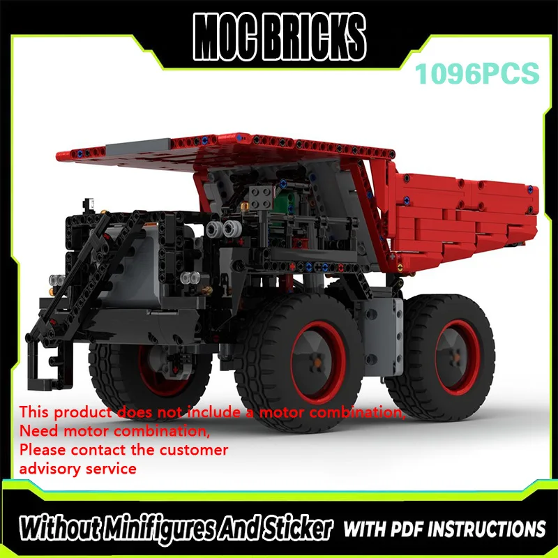 

City Car Model MOC Building Bricks Heavy-Duty Mining Truck Modular Technology Gifts Holiday Assemble Children Toys Suit
