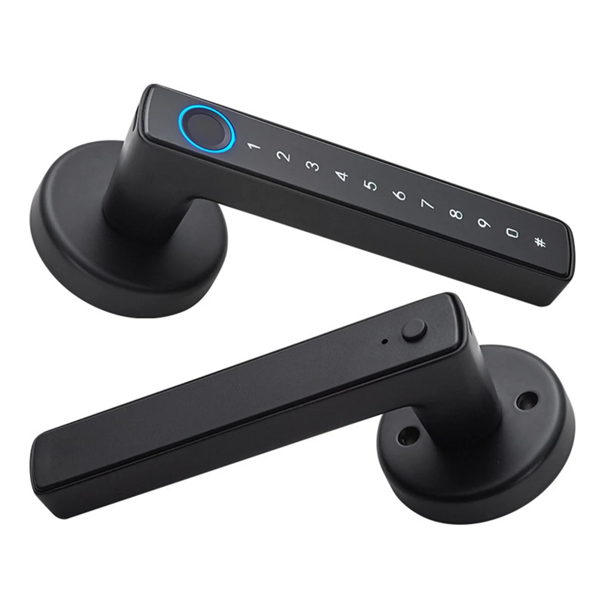F6 Tuya Bluetooth Smart Fingerprint Door Lock Electronic Keypad RFID Keys App Control Waterproof for Home and Hotel