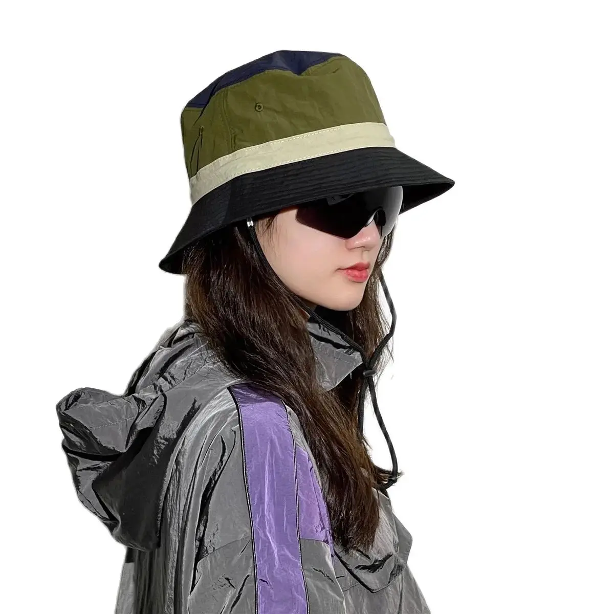 

Japanese System Quick-Drying Colorful Fisherman'S Hat New Basin Hat Outdoor Hiking Mountaineering Fishing Sun Hat Summer Hat