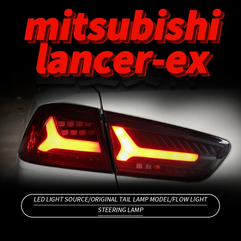 

LED taill light Suitable for mitsubishi lancer-ex brake light LANCER EVOLUTION 2009-2016 lampshade reversing rear taillight Car