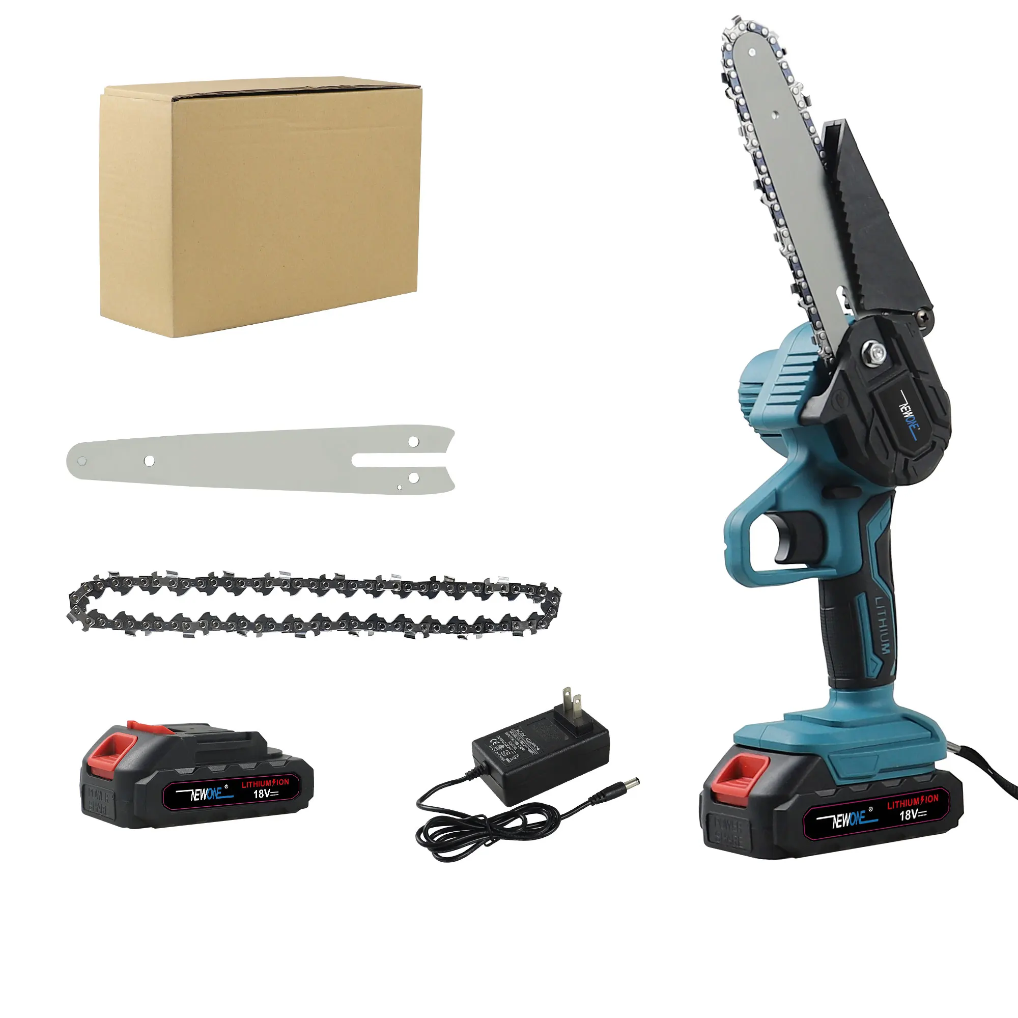 Mini Brushless Chainsaw Cordless 6 Inch Best Mini Chain Saw Cordless With Security Lock [Seniors Friendly], Super Handheld