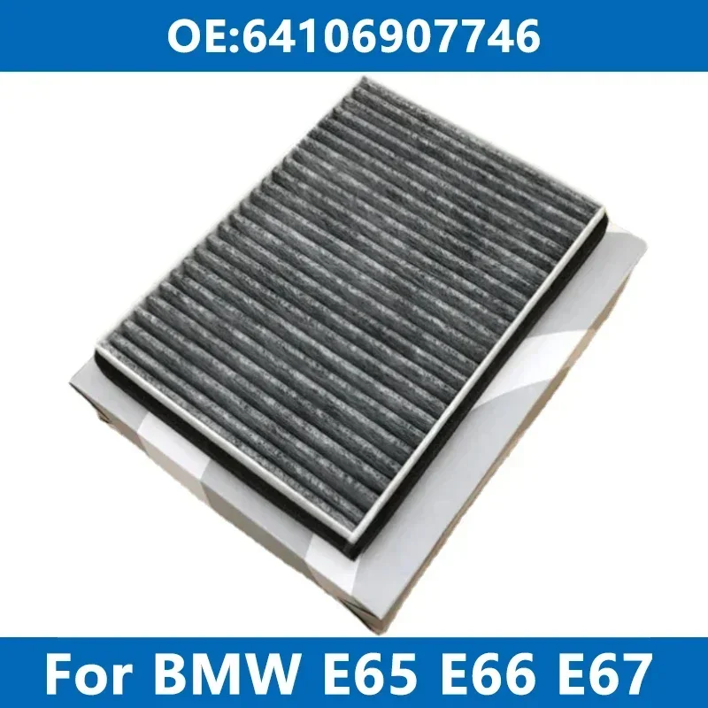 

Car Cabin Filter Air Conditioner Activated Carbon Filter 64106907746 For BMW E65 E66 E67 730i 730d Li Ld 735 740 745 750 760