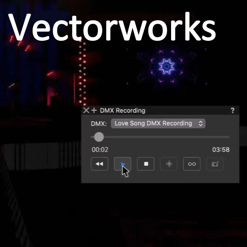 2025 2026 2027 Spotlight Vectorworks Full Modules - Mac or Windows Professional 3D Stage Lighting Simulation