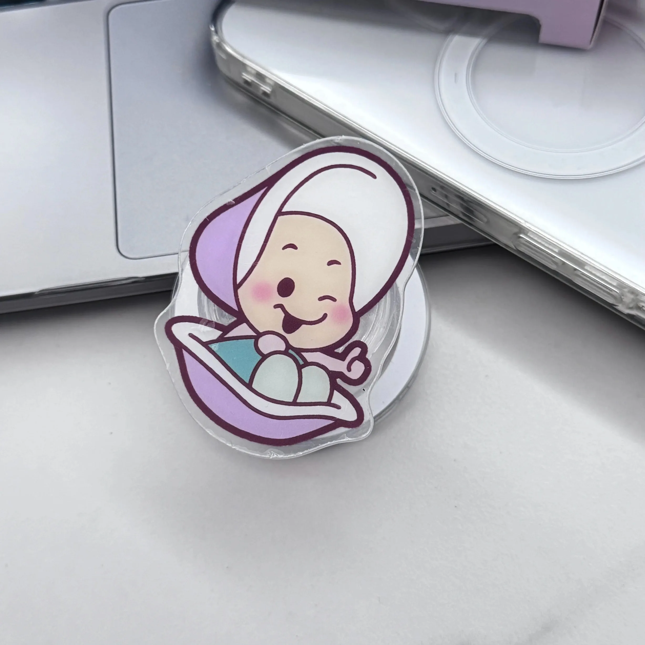 

Alice Oyster Baby Paste Stand Cute Anime Periphery Suitable for All Phone Models