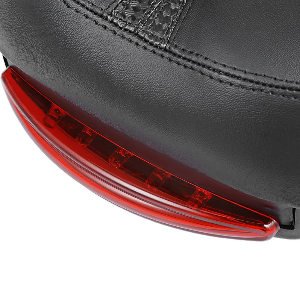 

【】Bike Saddle Light Comfortable Seat Cushion For Mountain Road Bikes Outdoor Bike Saddle With Light Riding (Black)
