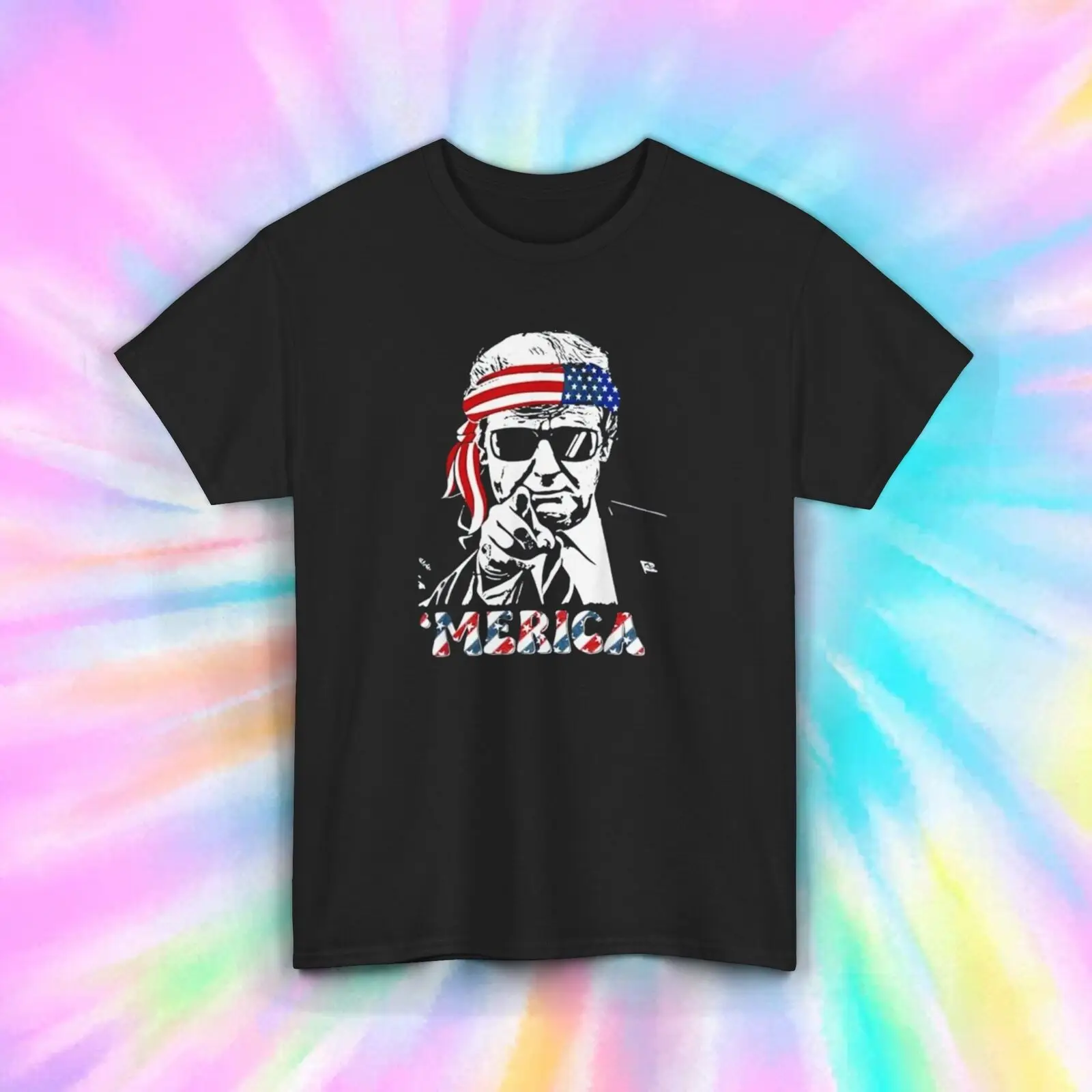 Trump 'Merica T-Shirt | Patriotic Usa Graphic Tee | S-5Xl