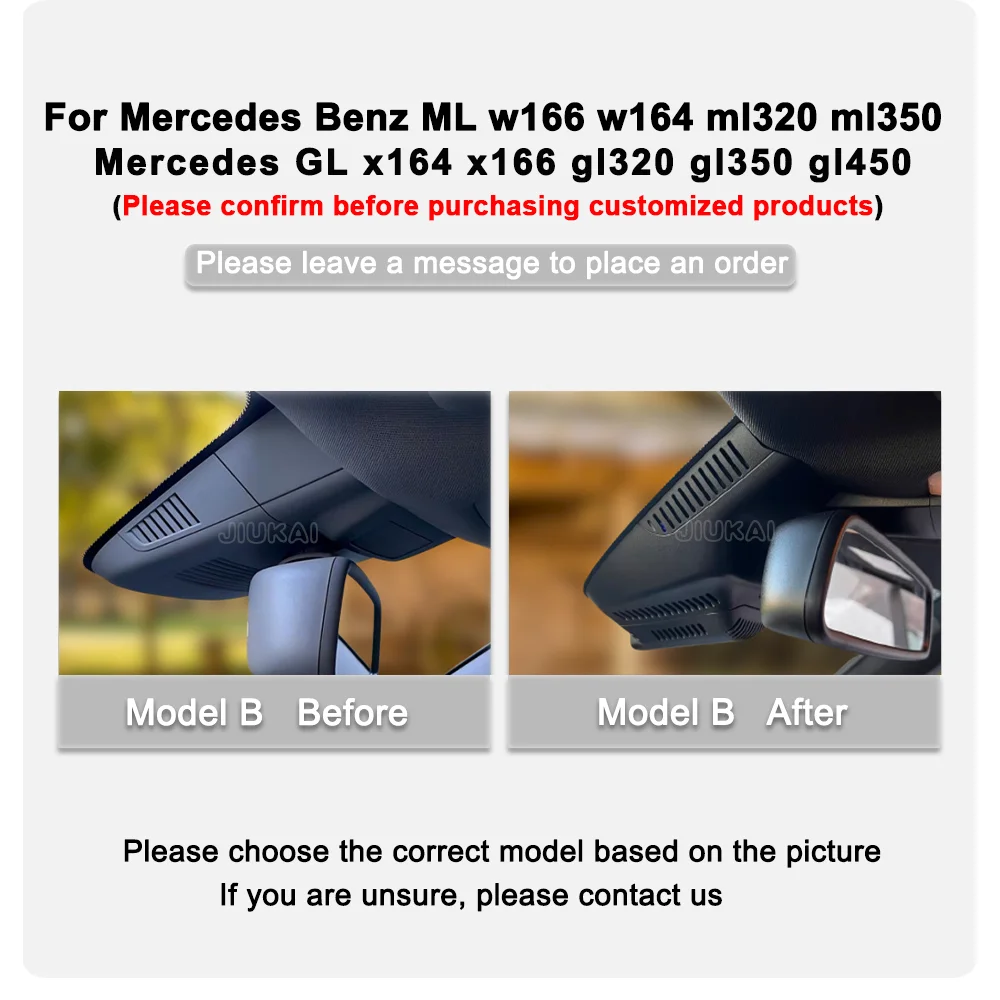 Customized 4K HD Dash Cam For Mercedes Benz ML w166 w164 ml320 ml350 for Mercedes GL x164 x166 gl320 gl350 gl450 Car Dvr Dashcam