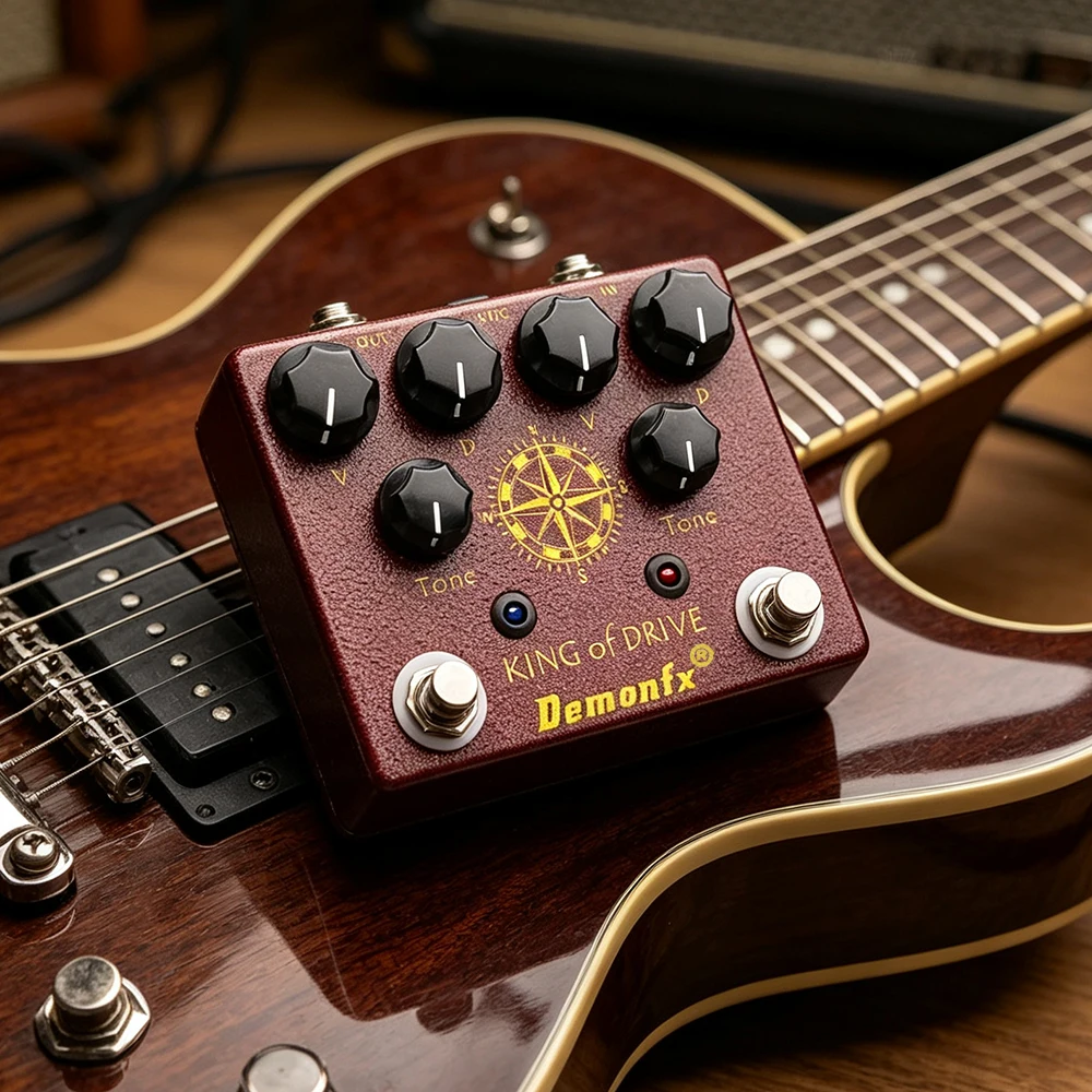 Demonfx King Of Tone Overdrive Stomp Analog Based On Analog Man Effect King Of Drive Guitar Effect Pedal Accessories