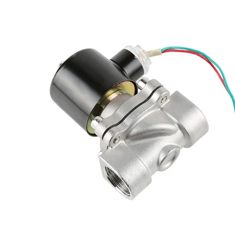 For 2W-20B304 Stainless Steel Solenoid Valve 220v Valve Normally Closed Stainless Steel