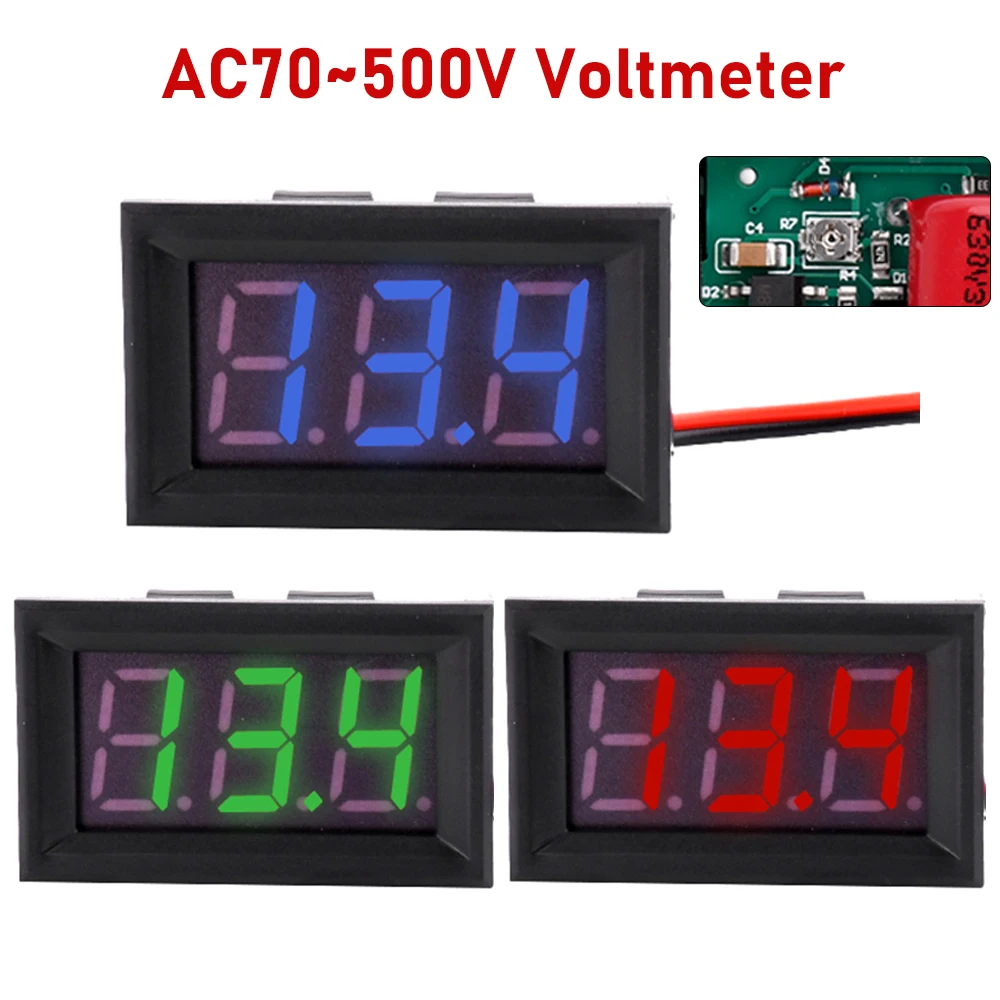 AC70~500V Digital Voltage Meter 0.56\