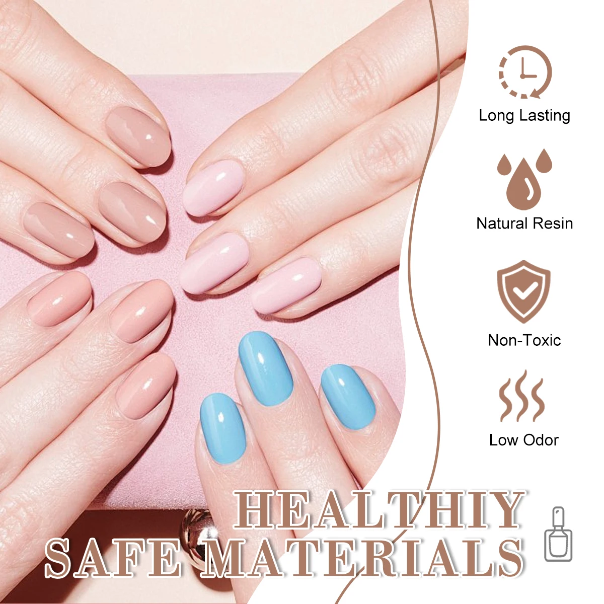 LIMEGIRL 63個入りジェルネイルポリッシュセット 8ml UV/LEDセミパーマネントソークオフジェル バーニッシュ ベースコート＆トップコート ネイルアートジェルキット