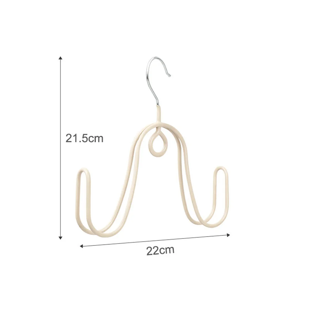 1pcs Shoes Hanger Rack Plastic Double Hook Drying Shoe Rack Multi-Purpose Drying Shoe Rack Bedroom Scarves Clothes Storage Hook