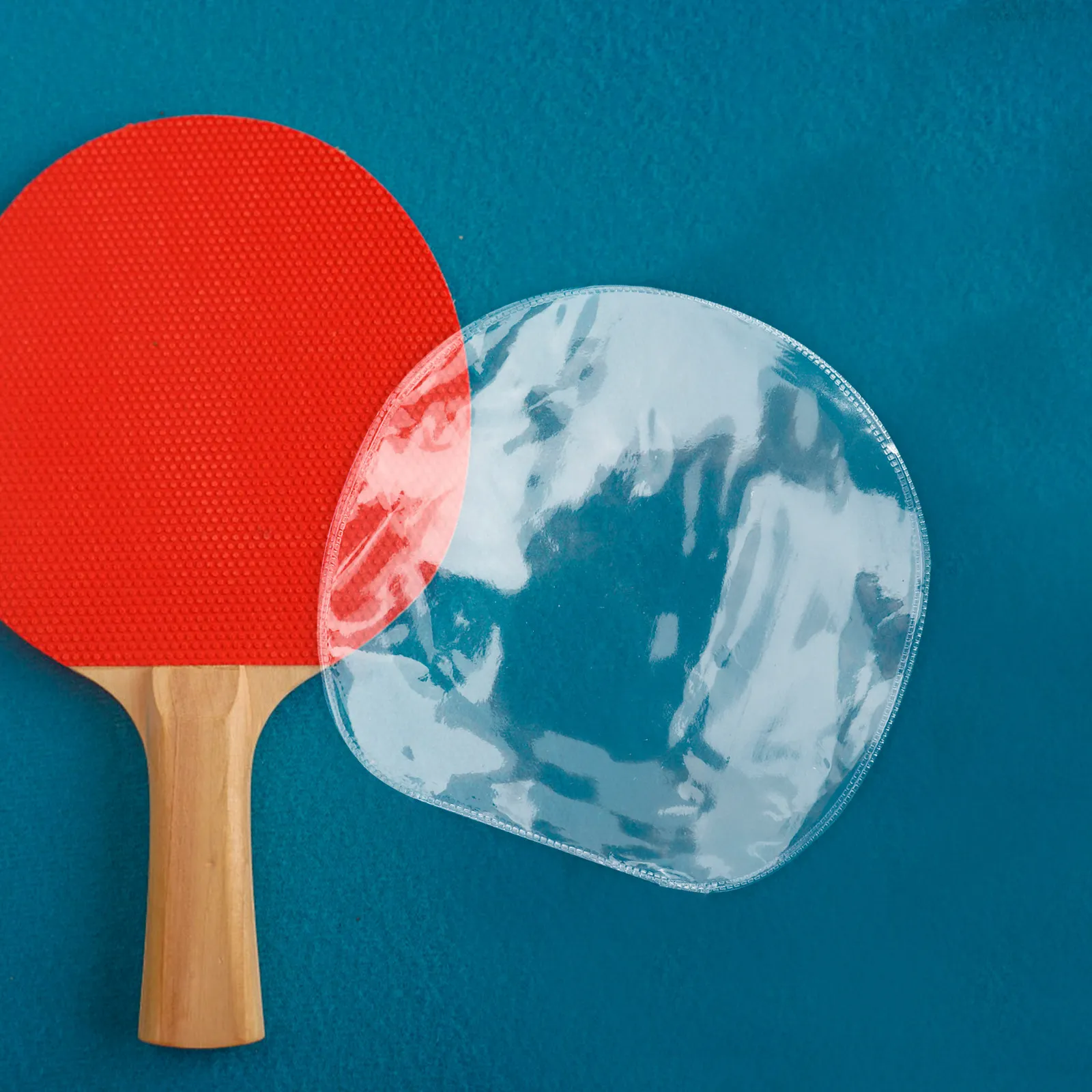 

10Pcs Table Tennis Racket Protector Film Thick Transparent Adhesive Paddle Guard Protective Film Professional Long-Lasting