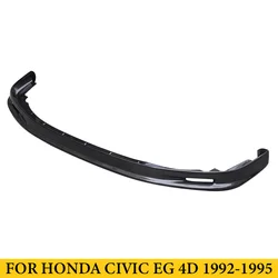 For Honda Civic EG 4 Doors 1992-1995 Carbon Fiber M Style Front Bumper Lip Spoiler Splitter Auto Tuning