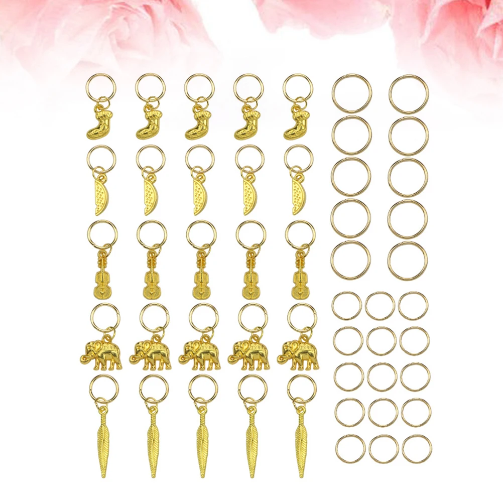 

50pcs Hairpin Accessories Alloy Round Buckle Key Labels Charms Craft Pendant Diy Jewelry Bracelet Necklace Decorative