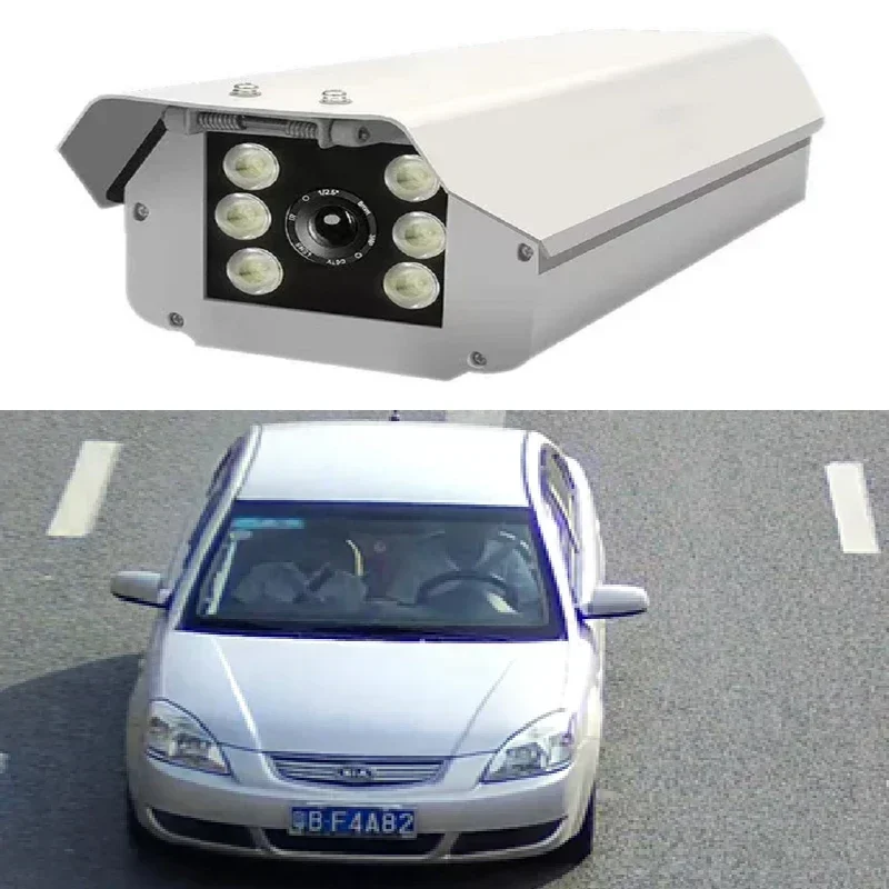 License Plate Recognition  2.0MP Network Camera LPR Camera 5-5mm Varifocal Lens 30m Distance 180Km/h Adjustable