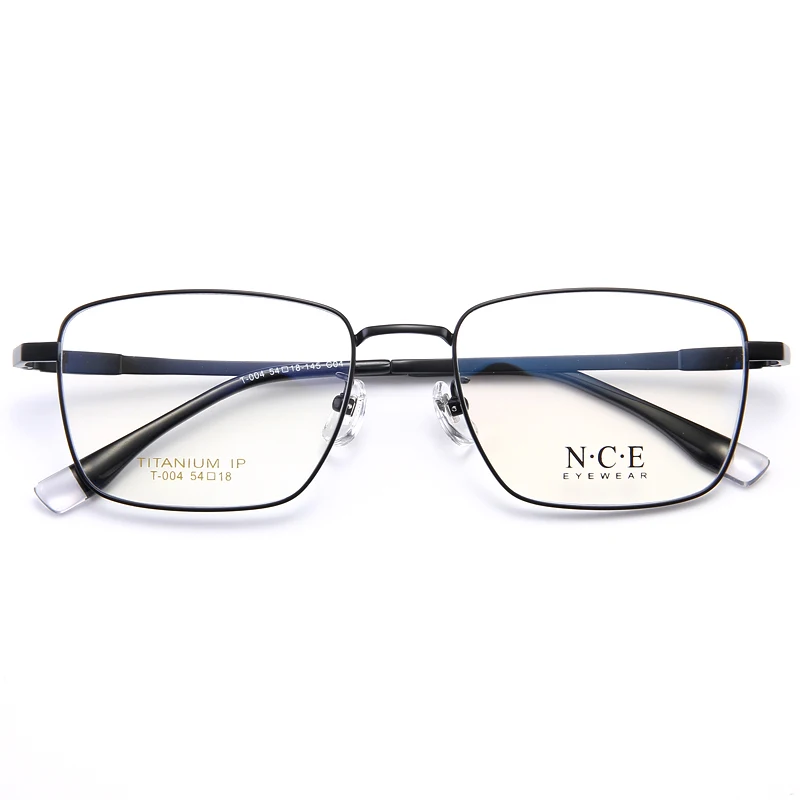 

2022 New Arrival Pure Titanium Glasses Frame Men Square Eyewear New Male Classic Full Optical Prescription Eyeglasses Frames