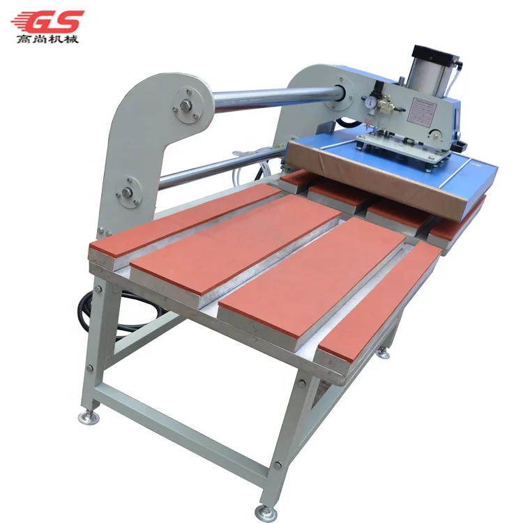 Dongguan factory Garment Clothing seamless melt edge Sublimation Double Platens Customized Usage heat press machine