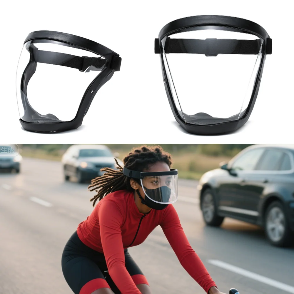 

Full Face Protective Mask, Breathable Design, Suitable For Outdoor And Kitchen, Secure Closure ，Smoke prevention