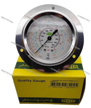 Original REFCO refrigerant pressure gauge for cold storage air conditioning unit oil gauge MR-205/305-DS-MULTI