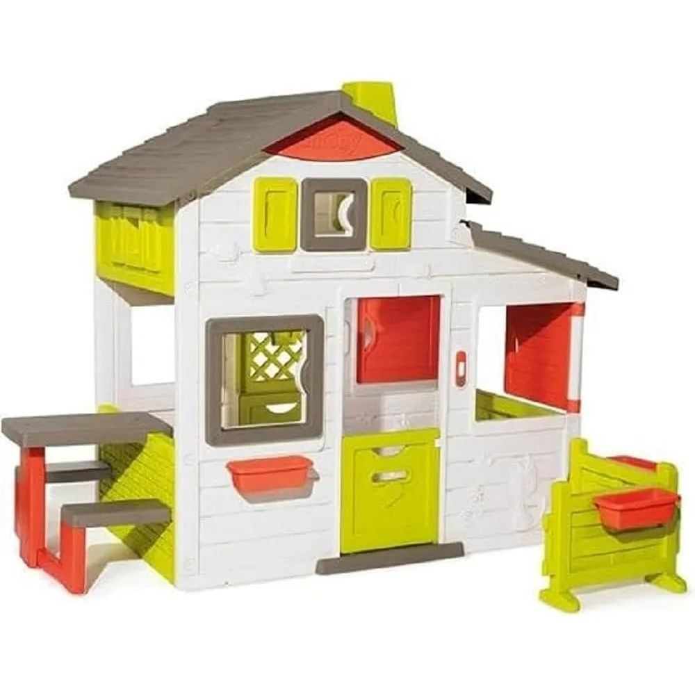 

Smoby - Neo Friends House - Children's Garden Shed - Customisable with Smoby Accessories - Bell Included